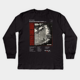 Sam Fender - Seventeen Going Under Tracklist Album Kids Long Sleeve T-Shirt